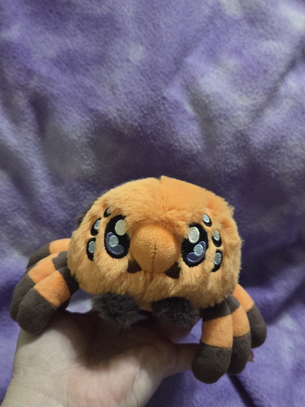 Squishable Tarantula Plush Orange Black Spider Small Pet Toy Plush